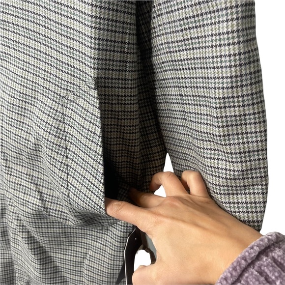 RAG & BONE Reversible Car Coat Black/100% Wool Houndstooth Jacket NWT MSRP$895 - Picture 7 of 15